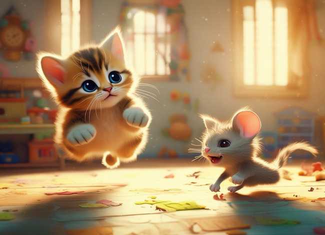 儿童故事猫捉老鼠的故事（猫捉老鼠的幼儿故事）