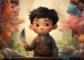 神笔马良儿童故事完整版、神笔马良故事内容完整版视频