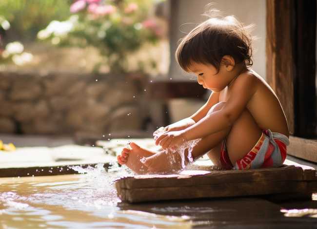 洗脚的儿童画(洗脚的儿童画图片大全) 洗脚的儿童画(洗脚的儿童画图片大全)