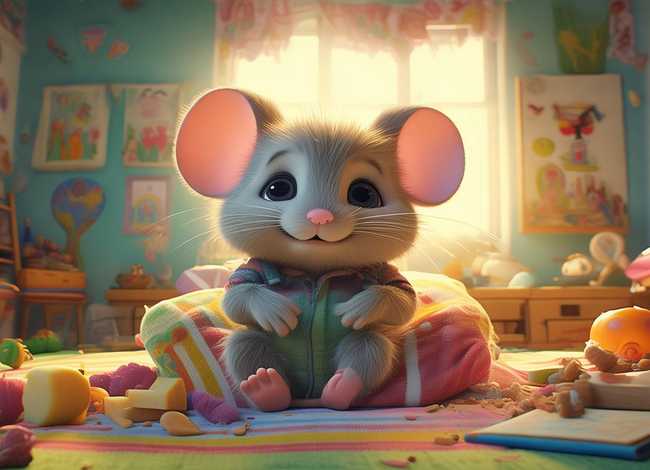 懒惰的小老鼠的儿童故事；懒惰的小老鼠故事教案