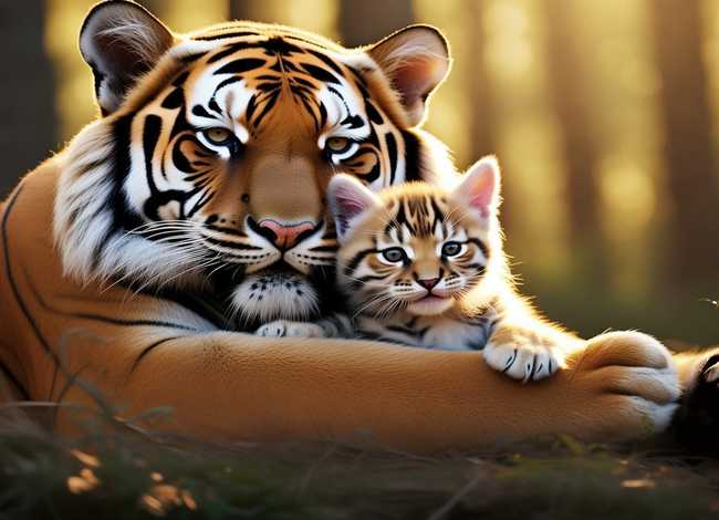 老虎和小猫的故事、老虎和小猫的故事简短 老虎和小猫的故事、老虎和小猫的故事简短