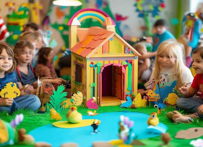 儿童故事场景教具制作,幼儿故事场景制作 儿童故事场景教具制作,幼儿故事场景制作