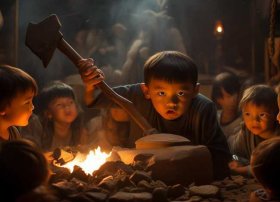 司马光砸缸儿童故事睡前故事 - 司马光砸缸的儿歌睡前故事