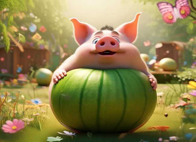 少儿睡前故事猪八戒吃西瓜上集 - 少儿睡前故事365猪八戒吃西瓜