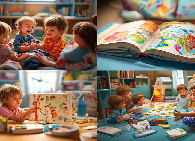 幼儿园连环画故事图片（幼儿园连环画故事图片 四张）