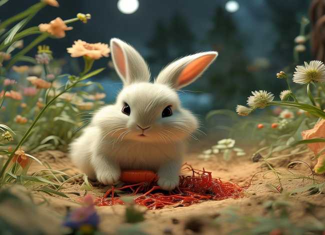 儿童睡前故事小兔子拔萝卜（小兔子拔萝卜故事 睡前故事）