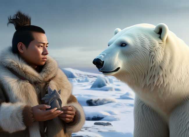 人与北极熊相处的故事；人与北极熊相处的故事有哪些