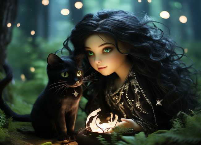 女巫小故事、猫小帅故事女巫