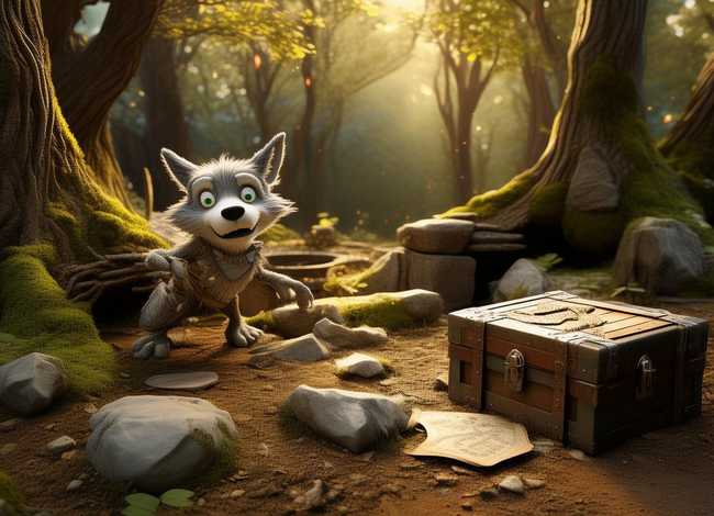 笨狼找宝藏的故事 笨狼找宝藏的故事内容