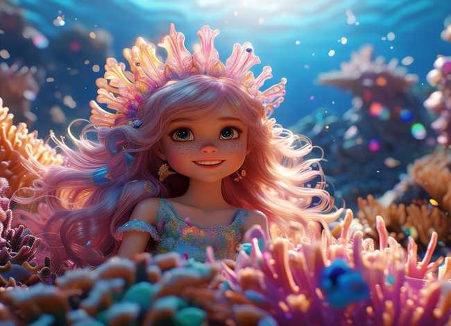 珊瑚公主儿童故事 关于珊瑚的幼儿故事 珊瑚公主儿童故事 关于珊瑚的幼儿故事