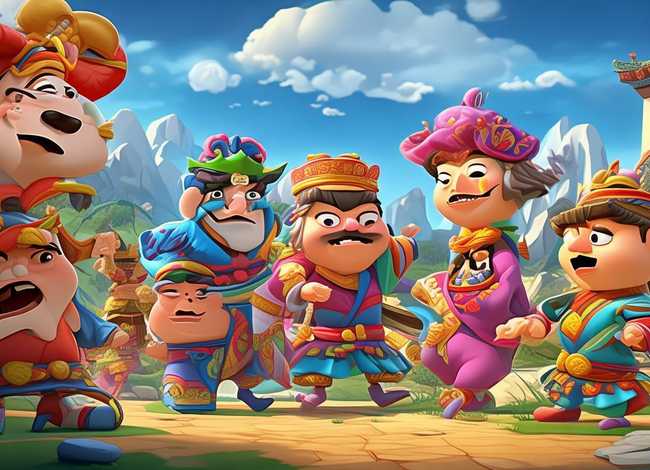 三国儿童动画片、三国儿童版动画片,卡通搞笑