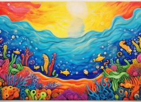 儿童海洋绘画图片大全 - 儿童海洋绘画图片大全 一等奖