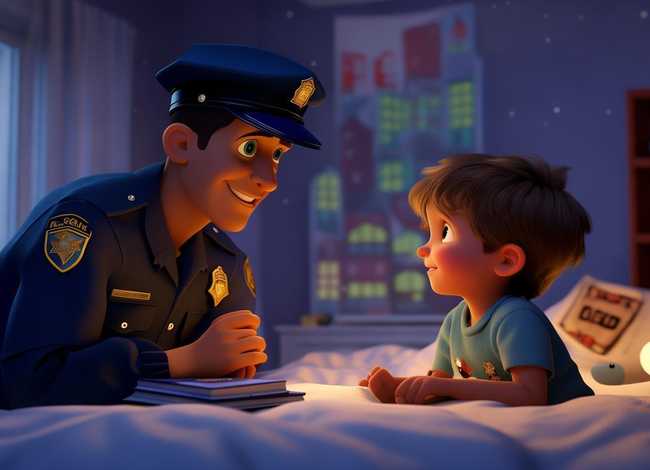 儿童睡前故事警察叔叔的故事，关于警察叔叔的幼儿故事