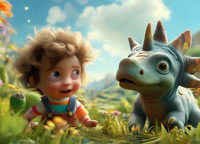 幼儿三角龙故事、三角龙的故事幼儿故事文字版