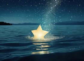 儿童故事星星掉进水里了，星星掉进海里的故事