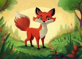 列那狐的故事儿童画；列那狐的故事动画片儿