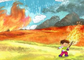 儿童故事抱薪救火；抱薪救火故事视频