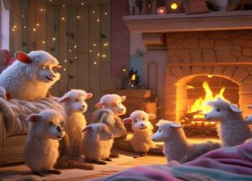 儿童睡前故事七只小羊和狼、睡前故事大全七只小羊和狼