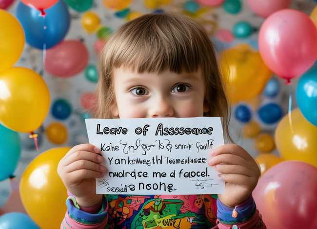 儿童请假趣事视频（儿童请假条模版）