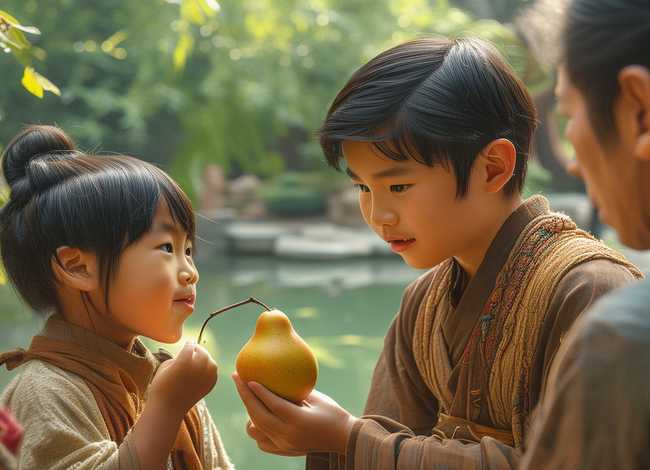 孔融让梨故事表演视频 孔融让梨故事表演视频真人版