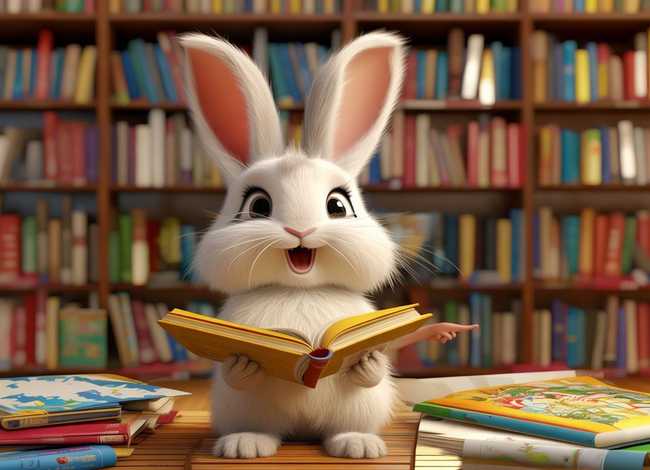 儿童故事兔子借书大全、兔子借书故事视频