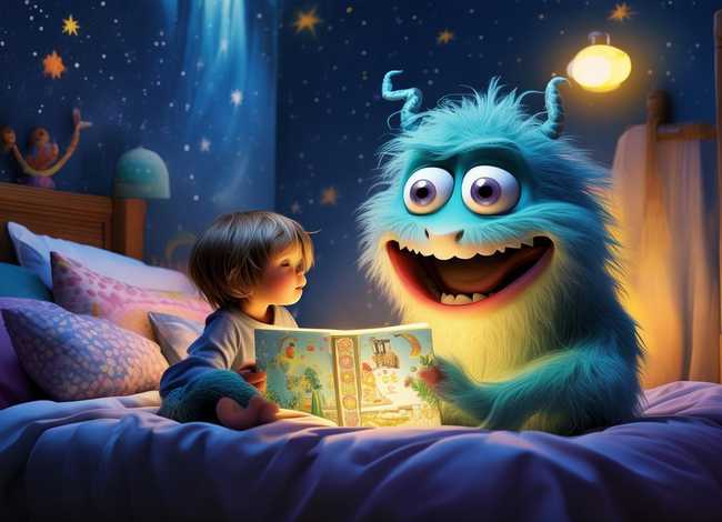 儿童故事怪物的故事；怪物的故事睡前故事大全