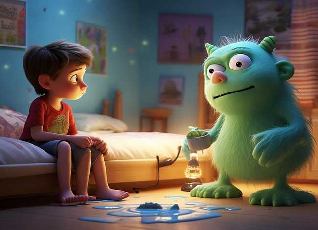 儿童睡前故事尿床的故事、尿床怪睡前故事