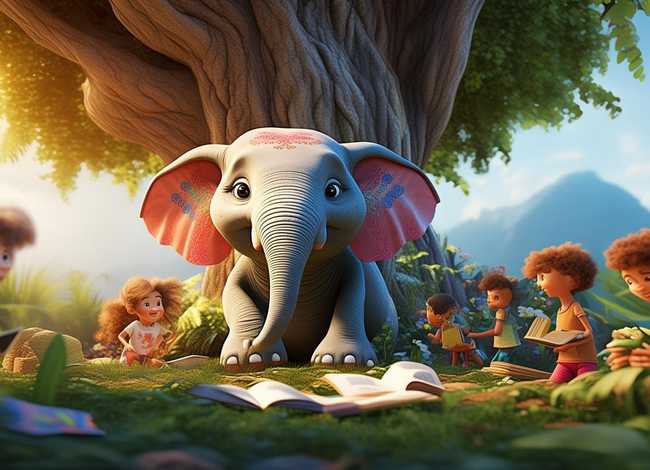 聪明的大象儿童故事 - 聪明的大象幼儿故事