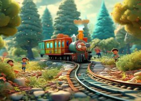 关于火车的儿童故事童话故事 - 关于火车的小故事