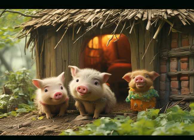 小孩故事三只小猪；小孩故事三只小猪在线听