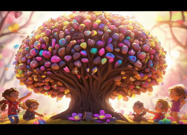 儿童故事巧克力树视频 - 儿童动画故事视频巧克力