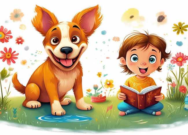 爱叫的小狗儿童绘本故事、爱叫的小狗 绘本故事 爱叫的小狗儿童绘本故事、爱叫的小狗 绘本故事