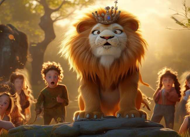 儿童睡前故事大全说大话的狮子；儿童童话睡前故事说大话的狮子