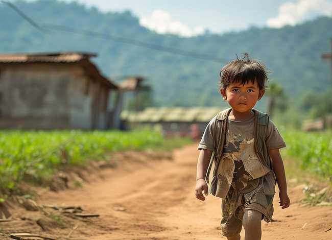 穷苦的儿童，穷苦儿童上学的电影