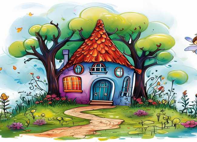 童话故事插图简笔画 童话故事插图简笔画图片