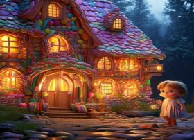 糖果屋历险记儿童故事，睡前故事糖果屋历险记