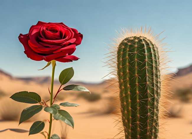 玫瑰花与仙人掌的故事;玫瑰花与仙人掌的故事简介 玫瑰花与仙人掌的故事;玫瑰花与仙人掌的故事简介