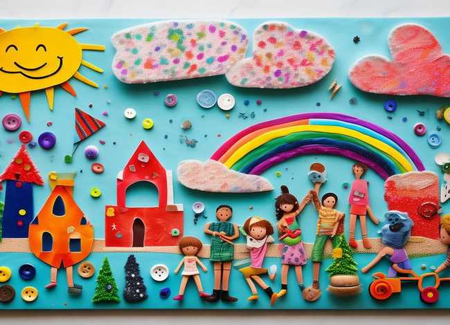 精彩的儿童画综合材料（精彩的儿童画综合材料怎么写）