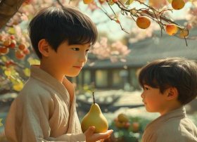 国学儿童故事孔融让梨，国学孔融让梨故事视频
