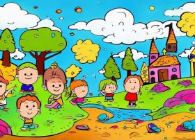 儿童游戏故事简笔画、幼儿游戏故事简笔画