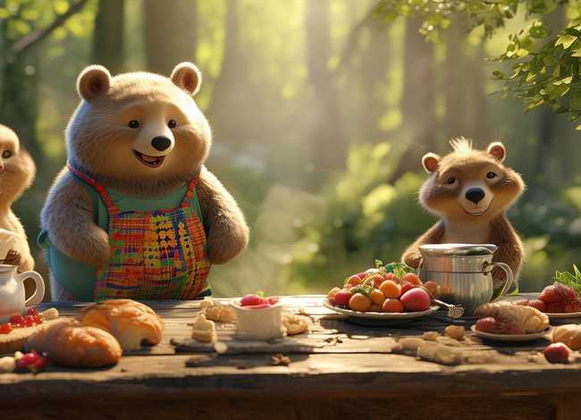 小熊请客简短故事 小熊请客简短故事大全
