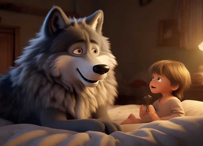 大灰狼故事视频，大灰狼的视频故事 睡前故事