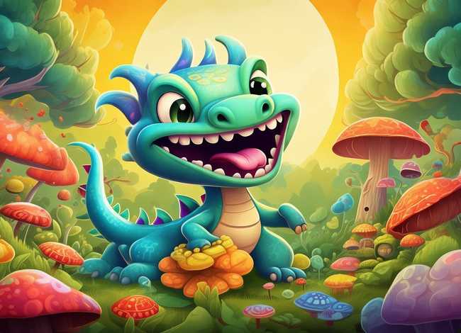 口水绘本故事 口水龙绘本故事