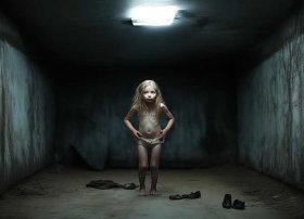 女生儿童四肢被绑光脚受笑刑视频、美女被歹徒劫持光着脚关进小黑屋就是为了