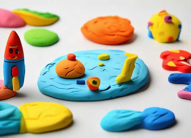 儿童太空泥作品图片 - 儿童太空泥作品图片简单