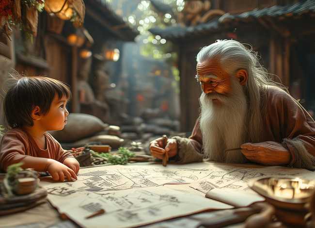 古代中医华佗儿童故事 - 东方小故事古代版华佗学医