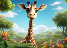 幼儿故事长 幼儿故事长颈鹿的长脖子