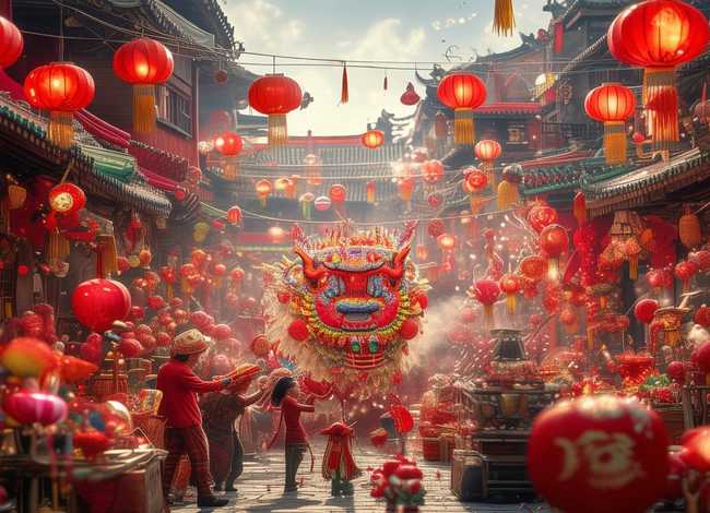 关于春节的图片 - 关于春节的图片和文字