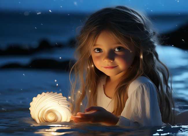 儿童睡前故事大全海螺姑娘，睡前小故事海姑娘