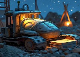 挖掘机的睡前小故事、800个睡前小故事挖掘机找工作